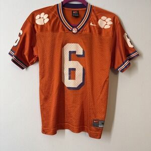 Clemson Jersey Youth M Signed Vintage Football Fan gear Active Mesh